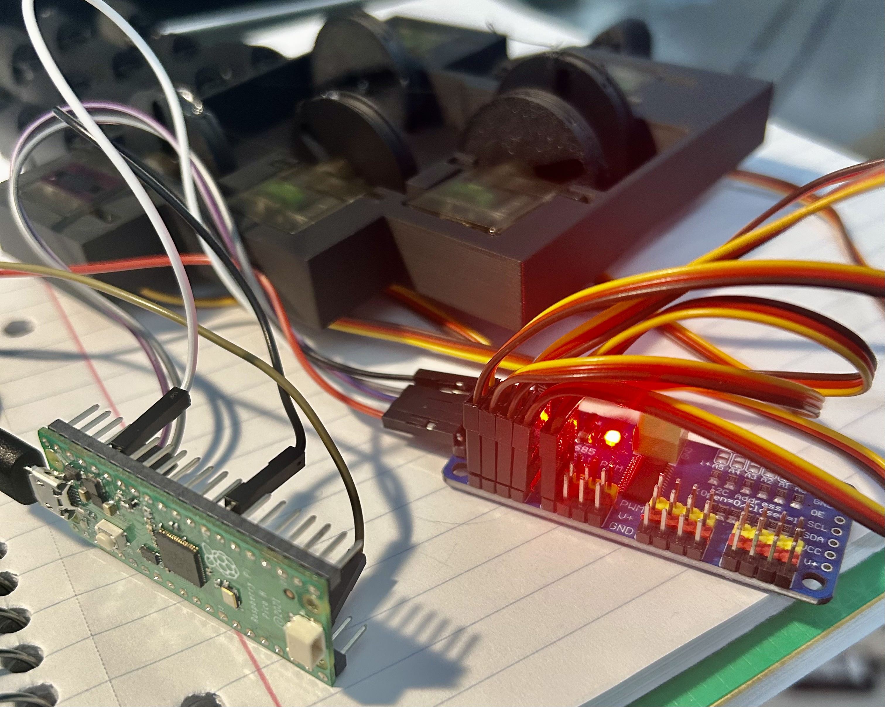 Electrical Components of Robotic Hand